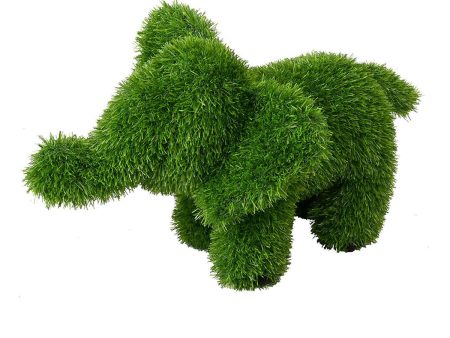 Decorative Figure polypropylene Astro-turf Elephant 20 x 45 x 30 cm For Cheap