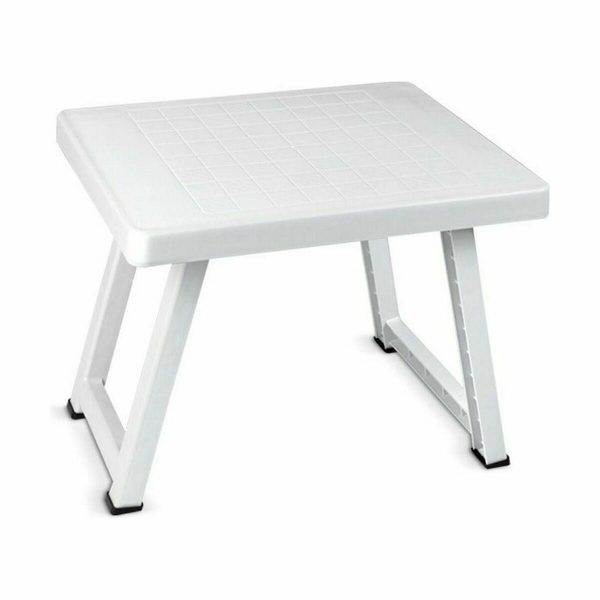 Small Side Table Confortime Foldable Plastic 51 x 40 x 40 cm (6 Units) Online Sale