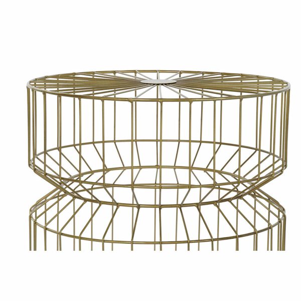 Console DKD Home Decor Golden Metal 40,5 x 40,5 x 46 cm Supply