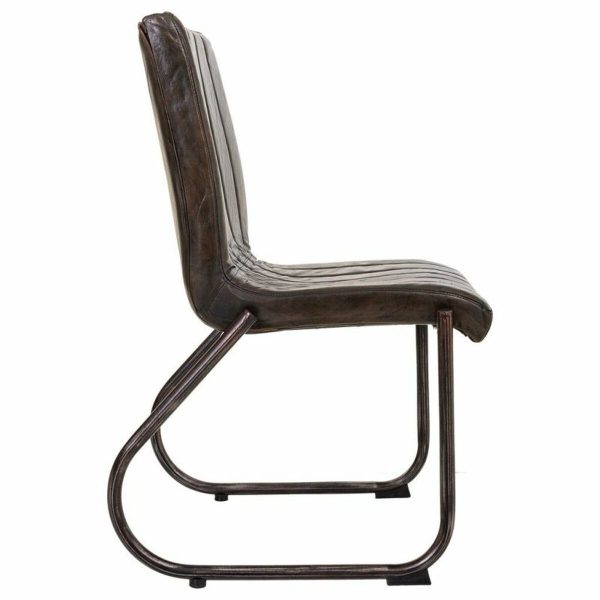 Dining Chair Alexandra House Living Black Dark grey 56 x 87 x 50 cm Discount