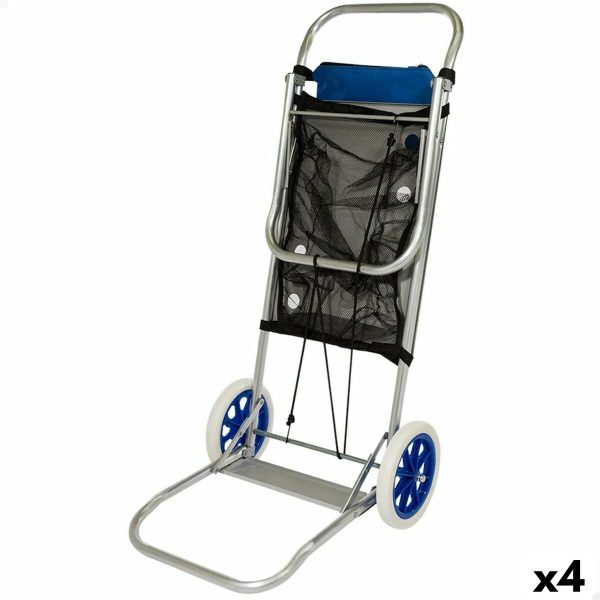 Multi-purpose Cart Aktive Blue 47 x 100 x 52 cm (4 Units) Sale