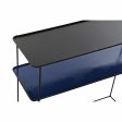 Console DKD Home Decor Black Blue Metal Modern (70 x 27 x 45 cm) (2 Units) For Discount