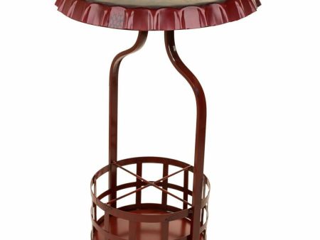 Side table Alexandra House Living 42 x 60 x 42 cm Bottle rack For Sale