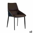 Armchair Braiding Blue Brown Steel 50 x 87 x 61 cm (2 Units) Online now