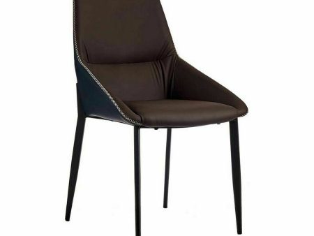 Armchair Braiding Blue Brown Steel 50 x 87 x 61 cm (2 Units) Online now