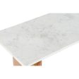 Console Home ESPRIT White Brown Marble Mango wood 120 x 38 x 77 cm For Sale