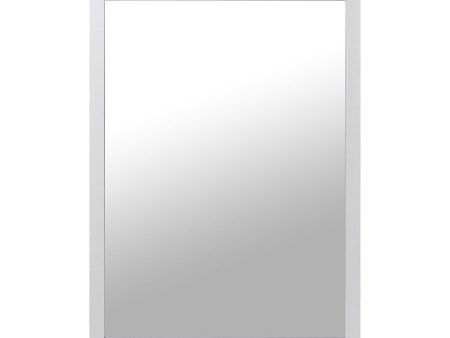 Wall mirror Alexandra House Living White Rectangular For Cheap