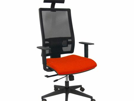 Office Chair with Headrest P&C B10CRPC Dark Orange For Sale