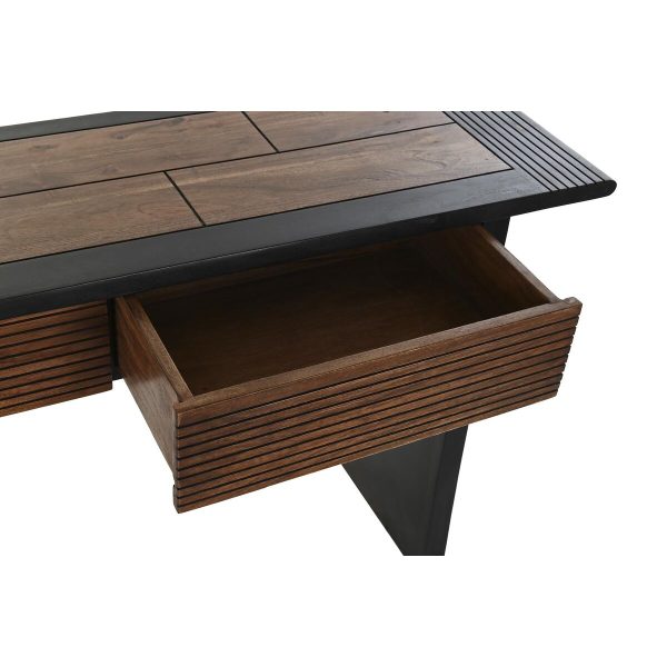 Console DKD Home Decor Dark brown Acacia 140 x 40 x 76 cm For Cheap