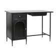 Desk DKD Home Decor Black Metal Crystal 120 x 50 x 80 cm Fashion