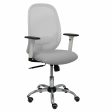 Office Chair P&C 354CRRP White Grey Light grey With armrests For Cheap