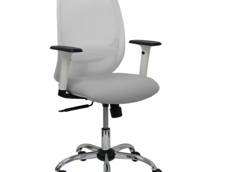 Office Chair P&C 354CRRP White Grey Light grey With armrests For Cheap