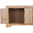 Console Home ESPRIT Black Fir MDF Wood 64 x 26 x 83 cm Online Sale