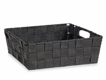 Basket Braiding Black 3 L (23 x 8 x 27 cm) (48 Units) Hot on Sale