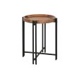 Small Side Table Home ESPRIT Wood Metal 50 x 50 x 60 cm Online Sale