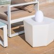 Side table Penta White Polyethylene 40 x 33 x 38,5 cm Supply