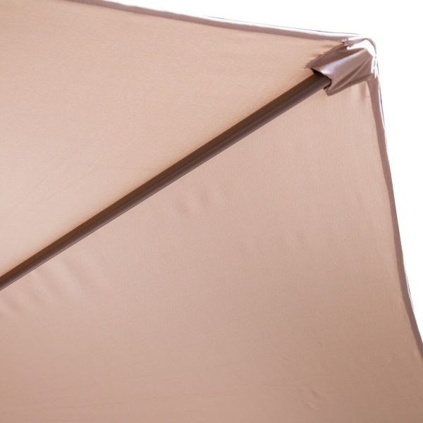 Sunshade Tessa Taupe Aluminium 300 x 400 x 250 cm Online Hot Sale