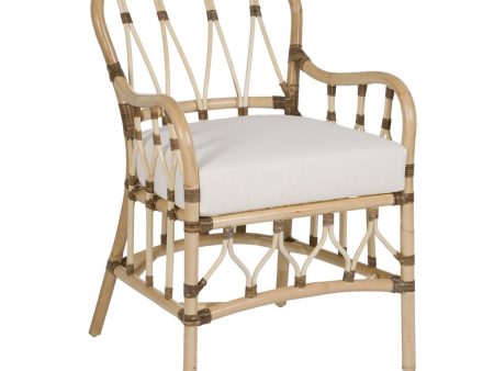 Armchair Natural Rattan 58 x 62 x 85 cm Hot on Sale