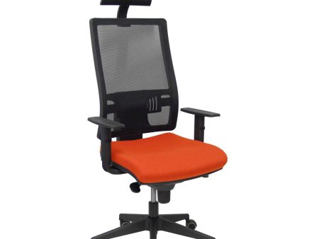 Office Chair with Headrest Horna P&C BALI305 Dark Orange Discount