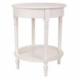 Corner table Alexandra House Living White 50 x 60 x 50 cm Supply