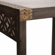 Side table Alexandra House Living Grey Golden 40 x 54 x 49 cm For Discount