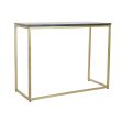 Console DKD Home Decor 100 x 40 x 77 cm Black Golden Marble Iron For Discount