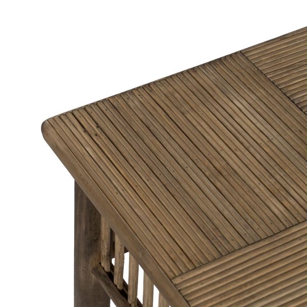 Side table Natural Bamboo 22,5 x 22,5 x 50 cm 32,5 x 32,5 x 70 cm 2 Pieces (2 Units) Online Sale