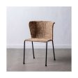 Dining Chair 50 x 54 x 77 cm Natural Black For Sale