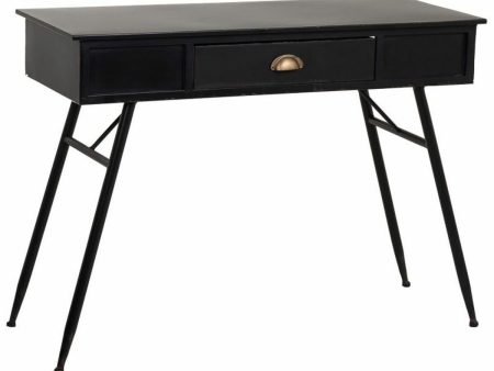 Hall Table with Drawers Alexandra House Living Black Metal 40 x 75 x 100 cm Online Sale