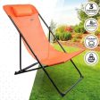 Reclining lounder Aktive Orange 53 x 87 x 78 cm (4 Units) Discount