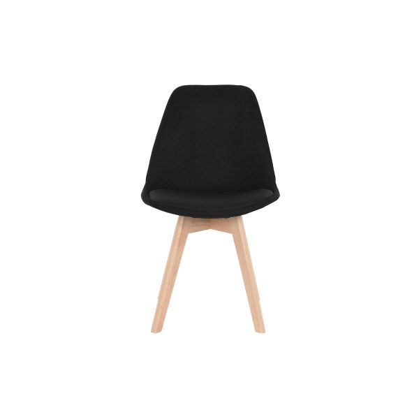 Chair DKD Home Decor Black 48 x 56 x 83 cm For Cheap