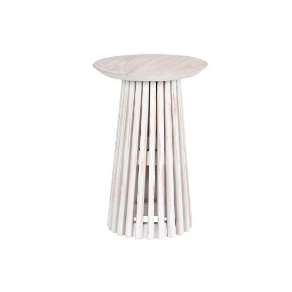 Small Side Table Home ESPRIT White Mindi wood 40 x 40 x 60 cm Online Hot Sale