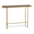 Side table Black Golden Crystal Metal (33 x 77 x 110 cm) Discount