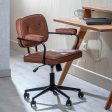 Office Chair 56 x 56 x 92 cm Camel on Sale