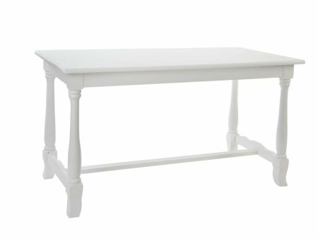 Dining Table DKD Home Decor Wood White (180 x 90 x 80 cm) Online now