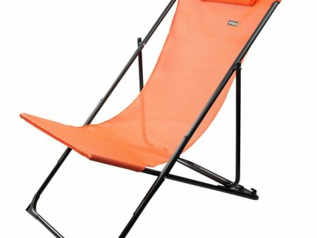 Reclining lounder Aktive Orange 53 x 87 x 78 cm (4 Units) Discount