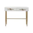 Console DKD Home Decor White Multicolour Golden Metal Iron Mango wood 30 x 40 cm 90 x 45 x 74 cm Cheap