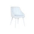 Chair DKD Home Decor Blue White 53 x 57 x 79 cm For Sale