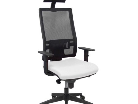 Office Chair with Headrest Horna P&C SBALI10 White on Sale