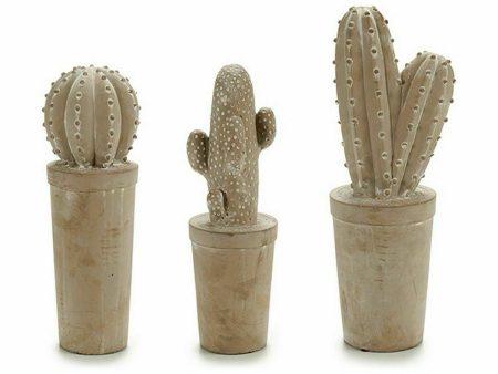 Decorative Garden Figure Cactus Stone 13 x 38 x 13 cm (3 Units) Online now