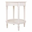 Corner table Alexandra House Living White 50 x 60 x 50 cm Supply