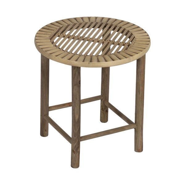 Side table Natural Bamboo 50 x 50 x 48 cm 38,5 x 38,5 x 40 cm 2 Pieces (2 Units) Online now