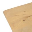 Set of 3 tables Natural 110 x 50 x 45 cm For Cheap