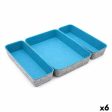 Basket set Confortime 3 Pieces Felt 28 x 20,5 x 5,3 cm (3 Pieces) (6 Units) For Discount