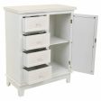 Hall Alexandra House Living White Cream Metal Pine MDF Wood 32 x 84 x 66 cm Discount