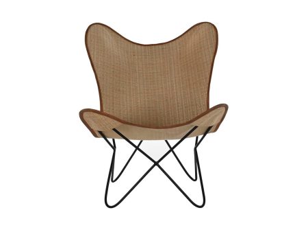 Chair DKD Home Decor Metal Rattan (74 x 78 x 92 cm) Hot on Sale