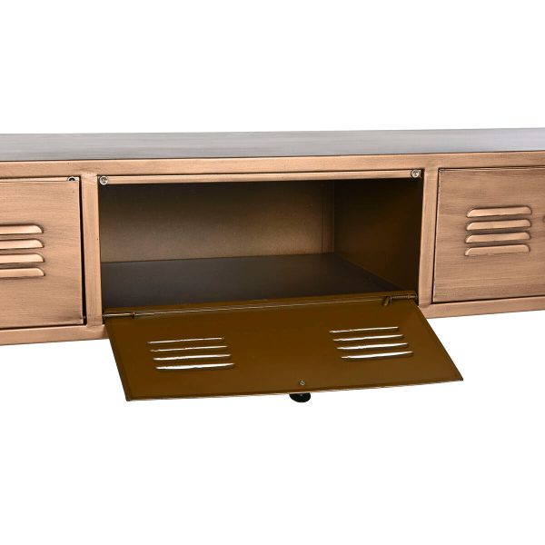 Console Home ESPRIT Golden Metal 125,5 x 37 x 77 cm For Cheap