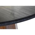 Dining Table DKD Home Decor Black Brown Marble Mango wood 120 x 120 x 76 cm Supply