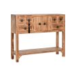 Console Home ESPRIT Black Fir MDF Wood 96 x 24 x 79 cm Sale