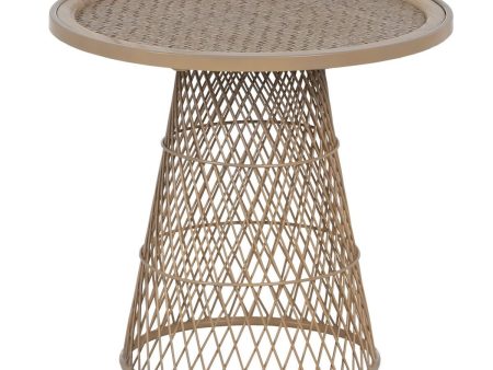 Side table Beige 55 x 55 x 50 cm For Cheap